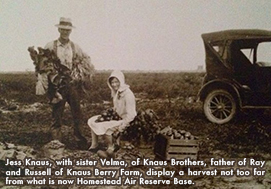 Jess Knaus, with sister Velma, of Knaus Brothers