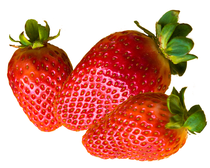 Image of Strawberries for decoration only.